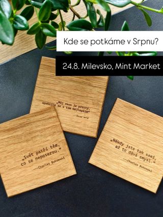 V srpnu se vydáme na jedinou akci a to na Mint Market do Milevska. Tam zavítáme úplně poprvé. Moc se těšíme na milá...